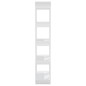 vidaXL Bücherregal/Raumteiler Hochglanz-Weiß 80x30x160 cm vidaXL Bücherregal/Raumteiler Hochglanz-Weiß 80x30x160 cm