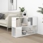 vidaXL Bücherregal Hochglanz-Weiß 100x24x63 cm Holzwerkstoff vidaXL Bücherregal Hochglanz-Weiß 100x24x63 cm Holzwerkstoff