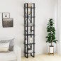 vidaXL Hochschrank Grau 40x30x210 cm Massivholz Kiefer vidaXL Hochschrank Grau 40x30x210 cm Massivholz Kiefer