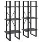vidaXL Hochschrank Grau 40x30x210 cm Massivholz Kiefer vidaXL Hochschrank Grau 40x30x210 cm Massivholz Kiefer