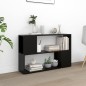 vidaXL Bücherregal Schwarz 100x24x63 cm Holzwerkstoff vidaXL Bücherregal Schwarz 100x24x63 cm Holzwerkstoff
