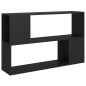 vidaXL Bücherregal Schwarz 100x24x63 cm Holzwerkstoff vidaXL Bücherregal Schwarz 100x24x63 cm Holzwerkstoff