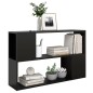 vidaXL Bücherregal Schwarz 100x24x63 cm Holzwerkstoff vidaXL Bücherregal Schwarz 100x24x63 cm Holzwerkstoff