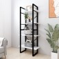 vidaXL Bücherregal 4 Fächer Weiß 60x30x140 cm Holzwerkstoff vidaXL Bücherregal 4 Fächer Weiß 60x30x140 cm Holzwerkstoff