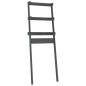 vidaXL Toilettenregal Grau 63,5x32x179 cm Massivholz Kiefer vidaXL Toilettenregal Grau 63,5x32x179 cm Massivholz Kiefer