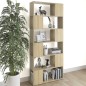 vidaXL Bücherregal Raumteiler Sonoma-Eiche 80x24x186 cm Holzwerkstoff vidaXL Bücherregal Raumteiler Sonoma-Eiche 80x24x186 cm Holzwerkstoff