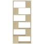 vidaXL Bücherregal Raumteiler Sonoma-Eiche 80x24x186 cm Holzwerkstoff vidaXL Bücherregal Raumteiler Sonoma-Eiche 80x24x186 cm Holzwerkstoff