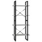 vidaXL Bücherregal 4 Fächer Betongrau 60x30x140 cm Holzwerkstoff vidaXL Bücherregal 4 Fächer Betongrau 60x30x140 cm Holzwerkstoff