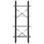 vidaXL Bücherregal 4 Fächer Betongrau 60x30x140 cm Holzwerkstoff vidaXL Bücherregal 4 Fächer Betongrau 60x30x140 cm Holzwerkstoff