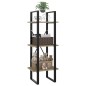 vidaXL Bücherregal 3 Fächer Sonoma-Eiche 40x30x105 cm Holzwerkstoff vidaXL Bücherregal 3 Fächer Sonoma-Eiche 40x30x105 cm Holzwerkstoff