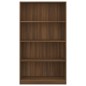 vidaXL Bücherregal 4 Fächer Braun Eichen-Optik 80x24x142 cm vidaXL Bücherregal 4 Fächer Braun Eichen-Optik 80x24x142 cm