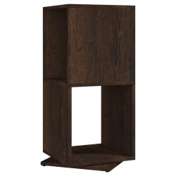 vidaXL Drehregal Räuchereiche 34,5x34,5x75,5 cm Holzwerkstoff