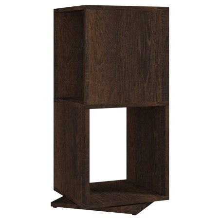 vidaXL Drehregal Räuchereiche 34,5x34,5x75,5 cm Holzwerkstoff