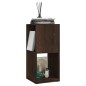 vidaXL Drehregal Räuchereiche 34,5x34,5x75,5 cm Holzwerkstoff vidaXL Drehregal Räuchereiche 34,5x34,5x75,5 cm Holzwerkstoff