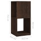 vidaXL Drehregal Räuchereiche 34,5x34,5x75,5 cm Holzwerkstoff vidaXL Drehregal Räuchereiche 34,5x34,5x75,5 cm Holzwerkstoff