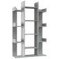 vidaXL Bücherregal Grau Sonoma 86x25,5x140 cm Holzwerkstoff vidaXL Bücherregal Grau Sonoma 86x25,5x140 cm Holzwerkstoff