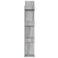 vidaXL Bücherregal Grau Sonoma 86x25,5x140 cm Holzwerkstoff vidaXL Bücherregal Grau Sonoma 86x25,5x140 cm Holzwerkstoff