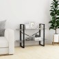vidaXL Bücherregal 2 Fächer Betongrau 100x30x70 cm Holzwerkstoff vidaXL Bücherregal 2 Fächer Betongrau 100x30x70 cm Holzwerkstoff