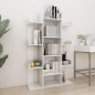 vidaXL Bücherregal Hochglanz-Weiß 86x25,5x140 cm Holzwerkstoff vidaXL Bücherregal Hochglanz-Weiß 86x25,5x140 cm Holzwerkstoff
