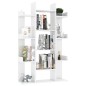 vidaXL Bücherregal Hochglanz-Weiß 86x25,5x140 cm Holzwerkstoff vidaXL Bücherregal Hochglanz-Weiß 86x25,5x140 cm Holzwerkstoff
