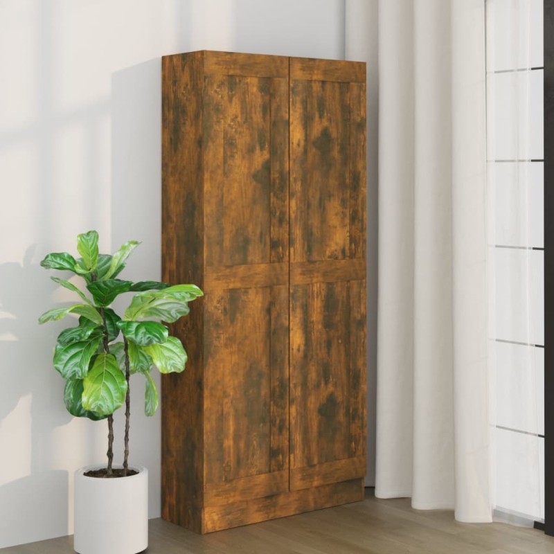 vidaXL Badezimmerschrank Räuchereiche 82,5x30,5x185,5 cm Holzwerkstoff vidaXL Badezimmerschrank Räuchereiche 82,5x30,5x185,5 cm Holzwerkstoff