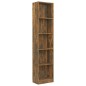 vidaXL Bücherregal 5 Fächer Räuchereiche 40x24x175 cm Holzwerkstoff vidaXL Bücherregal 5 Fächer Räuchereiche 40x24x175 cm Holzwerkstoff