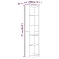 vidaXL Bücherregal 5 Fächer Räuchereiche 40x24x175 cm Holzwerkstoff vidaXL Bücherregal 5 Fächer Räuchereiche 40x24x175 cm Holzwerkstoff