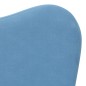 vidaXL Kindersofa Blau Weich Plüsch vidaXL Kindersofa Blau Weich Plüsch