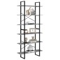 vidaXL Hochschrank Betongrau 100x30x210 cm Holzwerkstoff vidaXL Hochschrank Betongrau 100x30x210 cm Holzwerkstoff