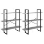 vidaXL Hochschrank Betongrau 100x30x210 cm Holzwerkstoff vidaXL Hochschrank Betongrau 100x30x210 cm Holzwerkstoff