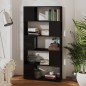 vidaXL Bücherregal Raumteiler Hochglanz-Schwarz 80x24x155cm vidaXL Bücherregal Raumteiler Hochglanz-Schwarz 80x24x155cm