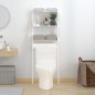 vidaXL Toilettenregal Weiß 63,5x32x179 cm Massivholz Kiefer vidaXL Toilettenregal Weiß 63,5x32x179 cm Massivholz Kiefer