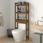 vidaXL Toilettenregal Honigbraun 63x26x171 cm Massivholz Kiefer vidaXL Toilettenregal Honigbraun 63x26x171 cm Massivholz Kiefer