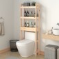 vidaXL Toilettenregal 63x26x171 cm Massivholz Kiefer vidaXL Toilettenregal 63x26x171 cm Massivholz Kiefer