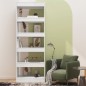 vidaXL Bücherregal/Raumteiler Hochglanz-Weiß 60x30x166cm Holzwerkstoff vidaXL Bücherregal/Raumteiler Hochglanz-Weiß 60x30x166cm Holzwerkstoff