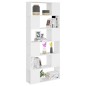vidaXL Bücherregal Raumteiler Weiß 80x24x186 cm Holzwerkstoff vidaXL Bücherregal Raumteiler Weiß 80x24x186 cm Holzwerkstoff