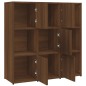 vidaXL Bücherregal Braun Eichen-Optik 90x30x90 cm Holzwerkstoff vidaXL Bücherregal Braun Eichen-Optik 90x30x90 cm Holzwerkstoff