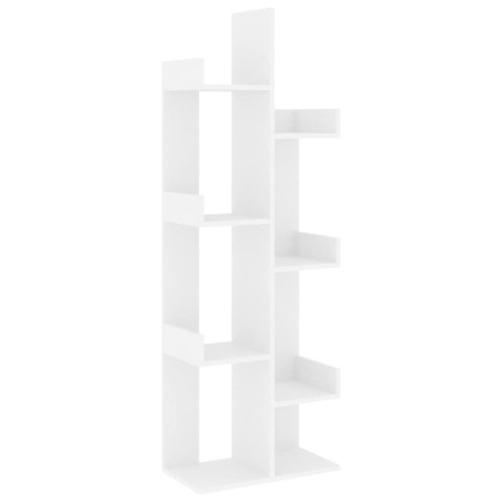 vvidaXL Bücherregal Weiß 48x25,5x140 cm Holzwerkstoff