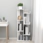 vvidaXL Bücherregal Weiß 48x25,5x140 cm Holzwerkstoff vvidaXL Bücherregal Weiß 48x25,5x140 cm Holzwerkstoff