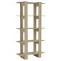 vidaXL Bücherregal/Raumteiler Sonoma-Eiche 80x30x160 cm Holzwerkstoff vidaXL Bücherregal/Raumteiler Sonoma-Eiche 80x30x160 cm Holzwerkstoff