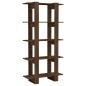 vidaXL Bücherregal/Raumteiler Braun Eiche 80x30x160 cm Holzwerkstoff