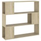 vidaXL Bücherregal Raumteiler Sonoma-Eiche 100x24x94 cm vidaXL Bücherregal Raumteiler Sonoma-Eiche 100x24x94 cm