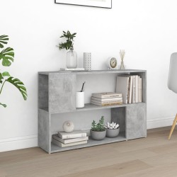 vidaXL Bücherregal Betongrau 100x24x63 cm Holzwerkstoff