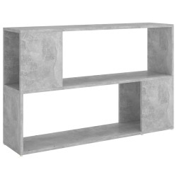 vidaXL Bücherregal Betongrau 100x24x63 cm Holzwerkstoff