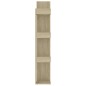 vidaXL Bücherregal Sonoma-Eiche 86x25,5x140 cm Holzwerkstoff vidaXL Bücherregal Sonoma-Eiche 86x25,5x140 cm Holzwerkstoff