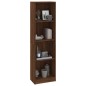 vidaXL Bücherregal 4 Fächer Braun Eichen-Optik 40x24x143 cm vidaXL Bücherregal 4 Fächer Braun Eichen-Optik 40x24x143 cm