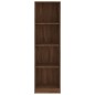 vidaXL Bücherregal 4 Fächer Braun Eichen-Optik 40x24x143 cm vidaXL Bücherregal 4 Fächer Braun Eichen-Optik 40x24x143 cm