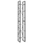 vidaXL Bücherregal 6 Fächer Weiß 40x30x210 cm Holzwerkstoff vidaXL Bücherregal 6 Fächer Weiß 40x30x210 cm Holzwerkstoff