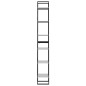 vidaXL Bücherregal 6 Fächer Weiß 40x30x210 cm Holzwerkstoff vidaXL Bücherregal 6 Fächer Weiß 40x30x210 cm Holzwerkstoff