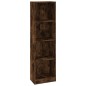 vidaXL Bücherregal 4 Fächer Räuchereiche 40x24x143 cm Holzwerkstoff vidaXL Bücherregal 4 Fächer Räuchereiche 40x24x143 cm Holzwerkstoff
